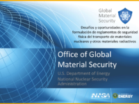 Challenges and Opportunities Development of Transport Security Regulations (Spanish)